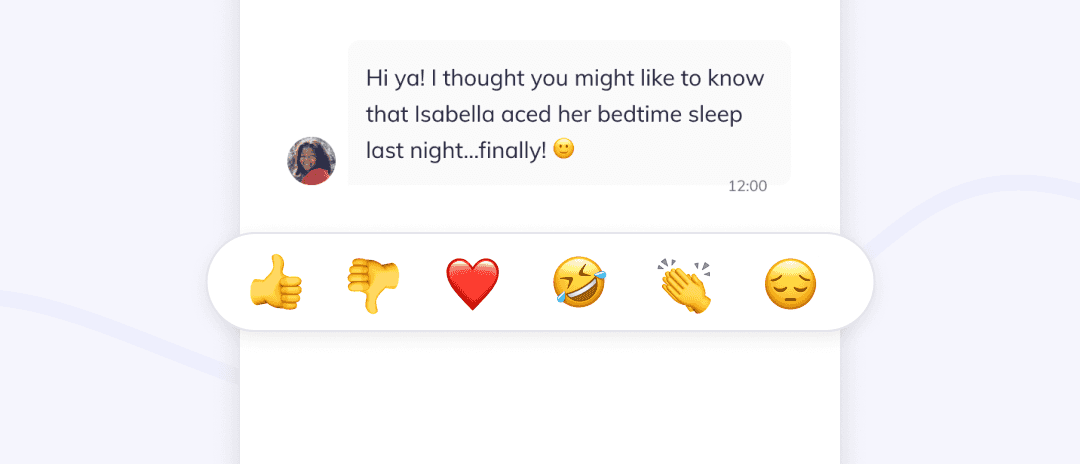 app feature emoji reactions